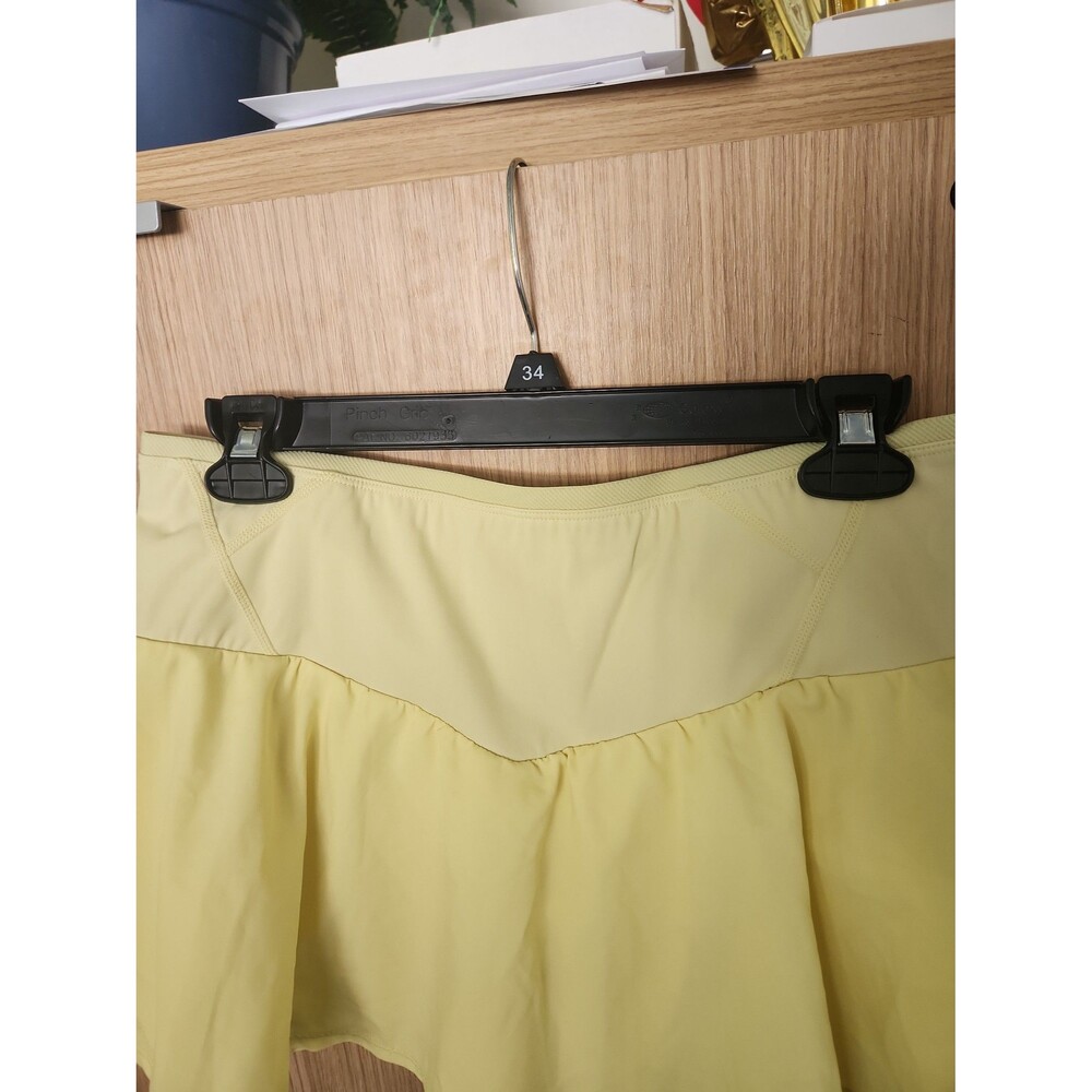 Free People Movement Light Yellow Athletic Skort Size L - Picture 2 of 8